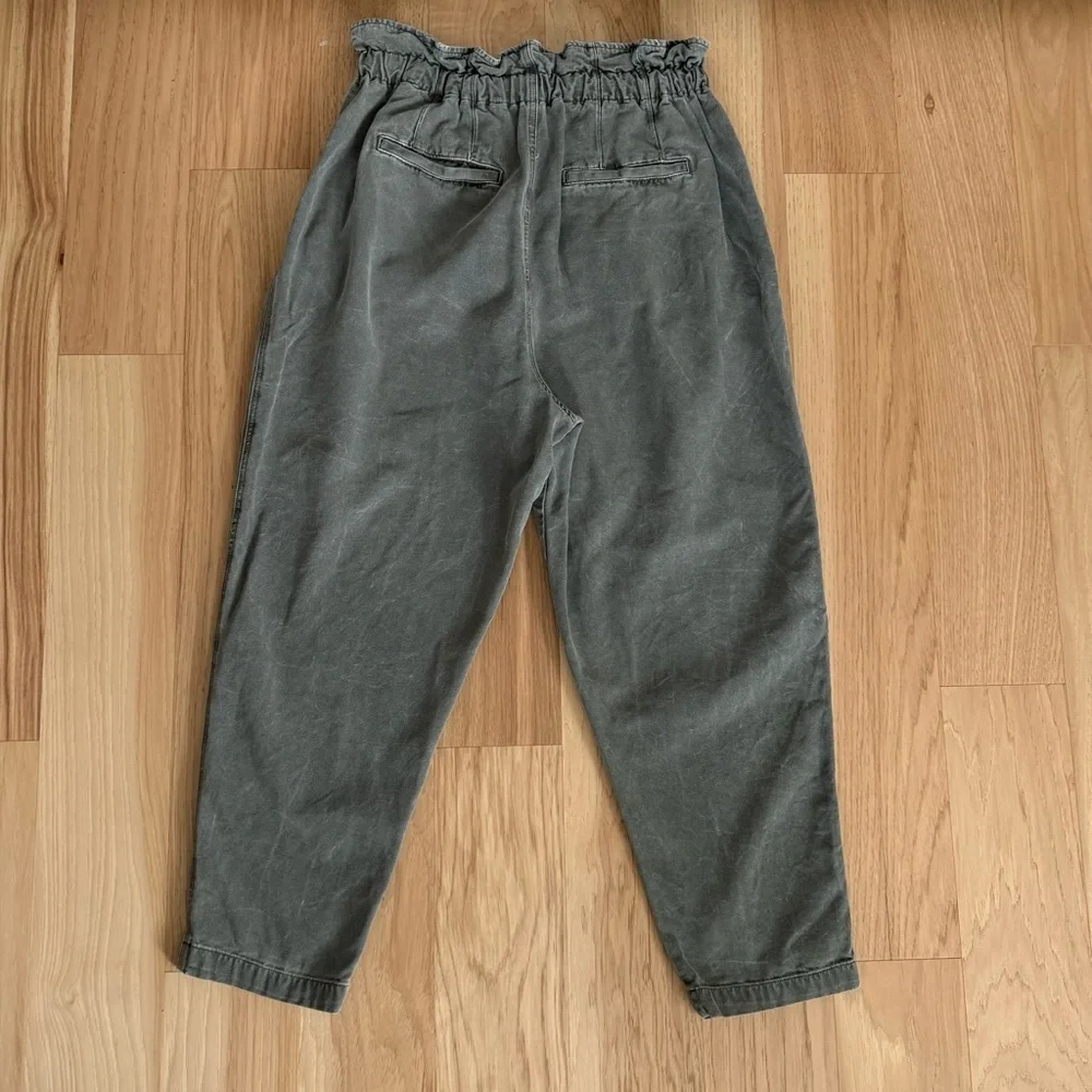 Free People Boho Margate Trouser Paperbag Tie Waist Pants Size M - Picture 13 of 13